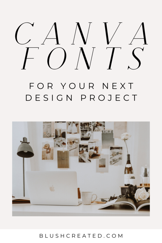 The Best Canva Fonts