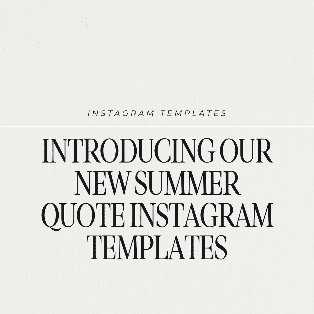 aesthetic summer Instagram templates
