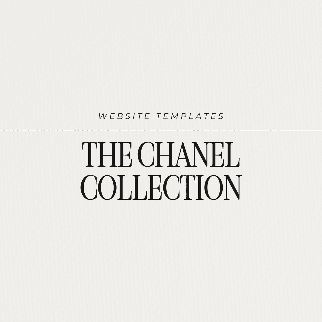 chanel collection website add on templates