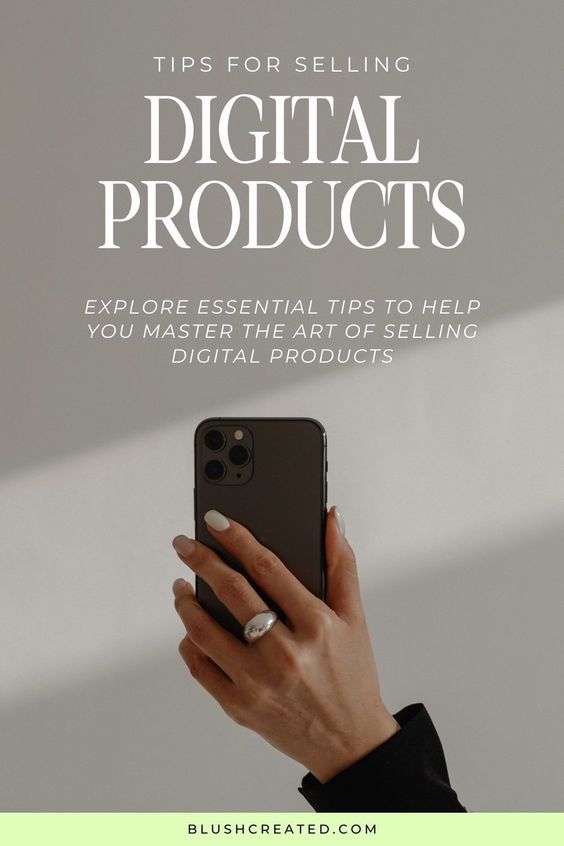 Tips for Selling Digital Products