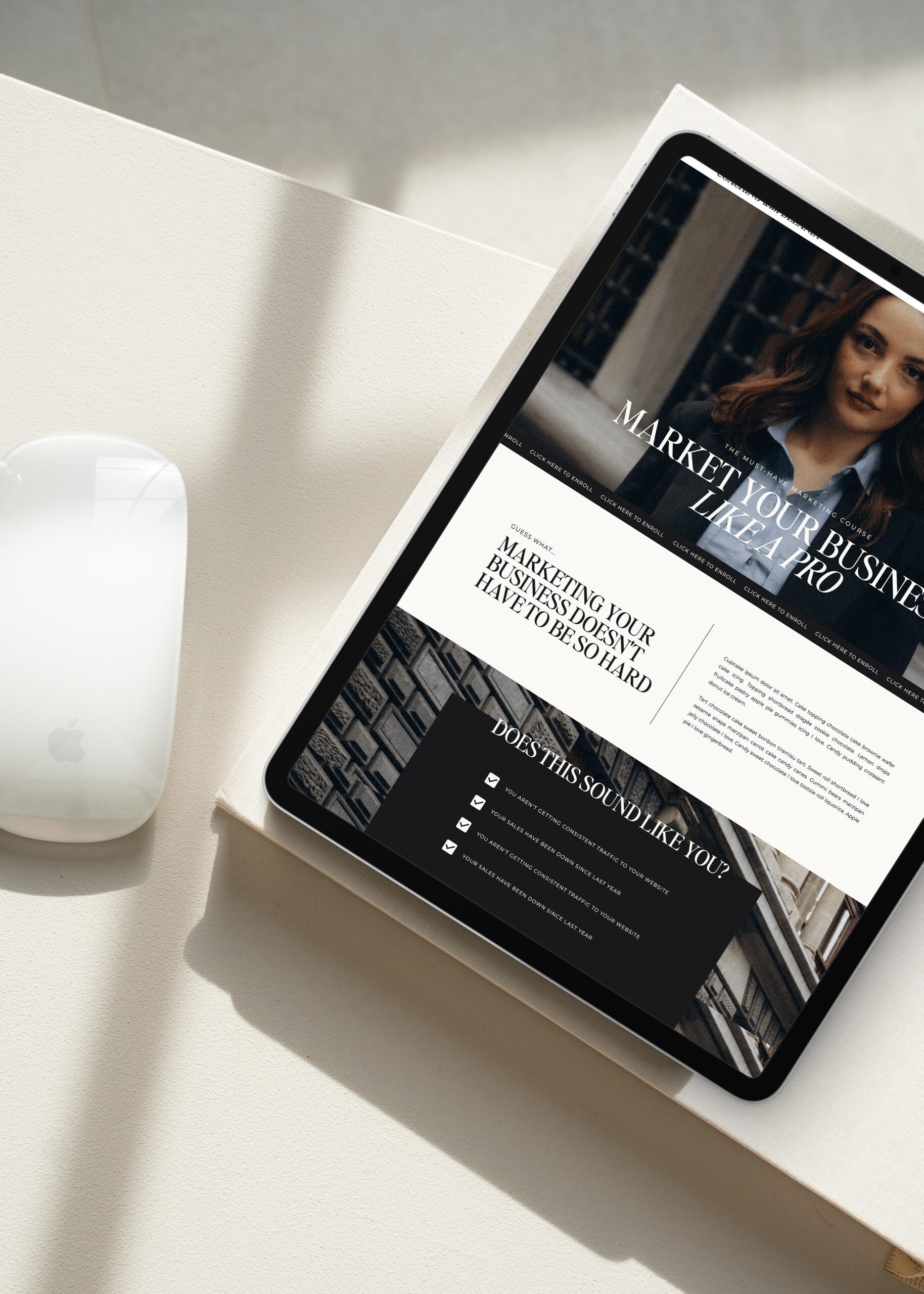 delaney Showit sales page, sell your online courses and digital products